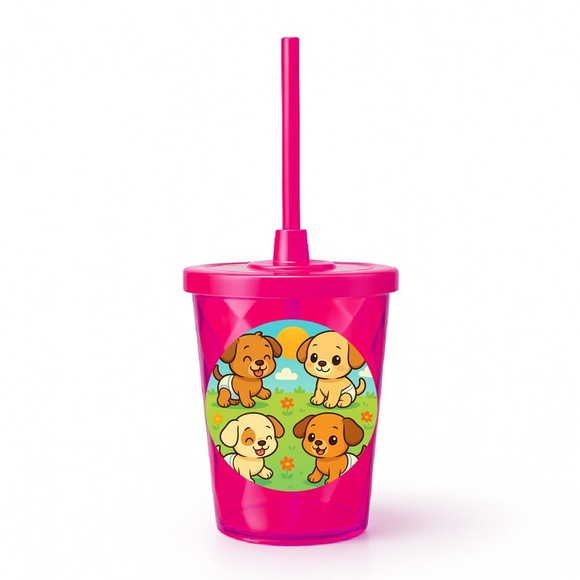 Copo Twister Personalizado 300ml Cachorrinhos Baby - Imagem 2