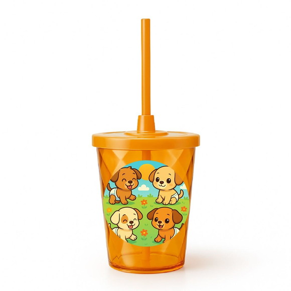 Copo Twister Personalizado 300ml Cachorrinhos Baby - Imagem 4
