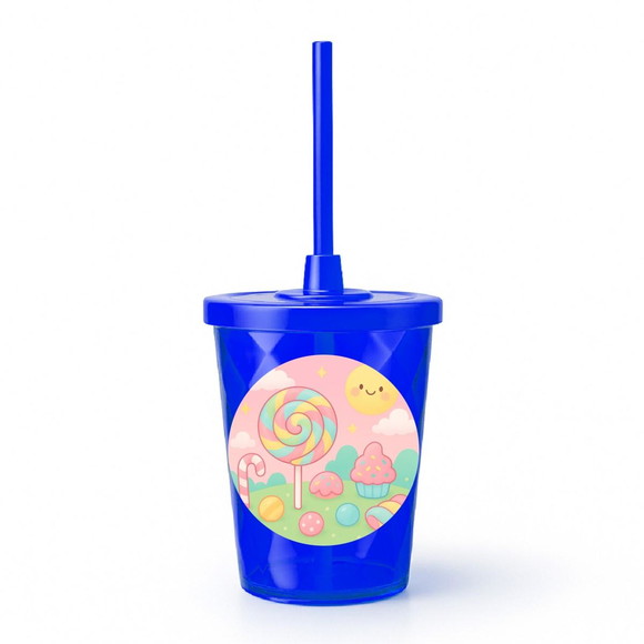 Copo Twister Personalizado 300ml Candy Color - Imagem 3