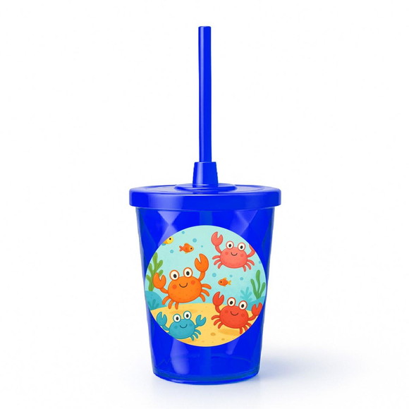 Copo Twister Personalizado 300ml Caranguejinhos - Imagem 3