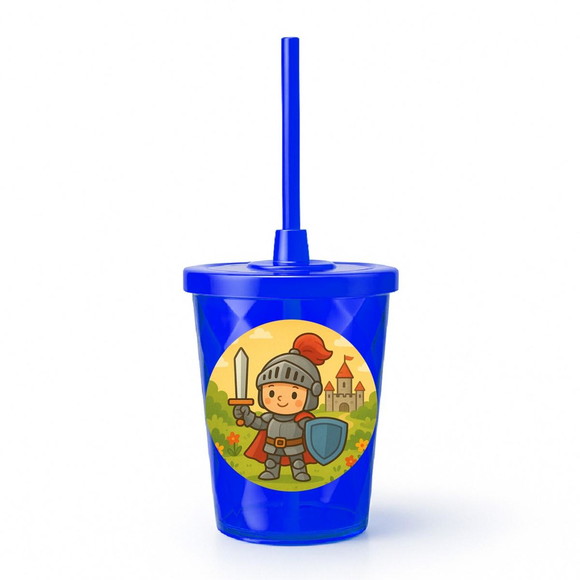 Copo Twister Personalizado 300ml Cavaleiro Medieval - Imagem 3