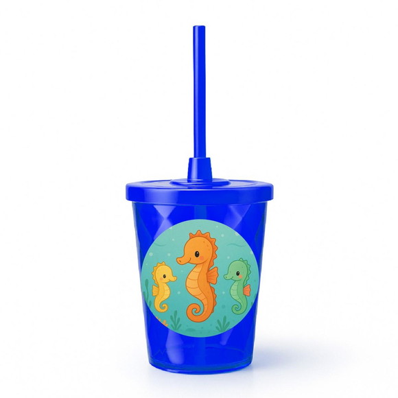 Copo Twister Personalizado 300ml Cavalos Marinhos - Imagem 3