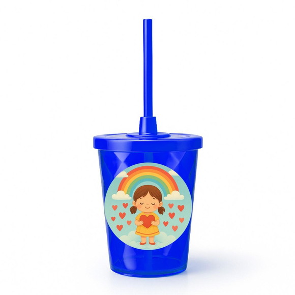Copo Twister Personalizado 300ml Chuva de Amor - Imagem 3