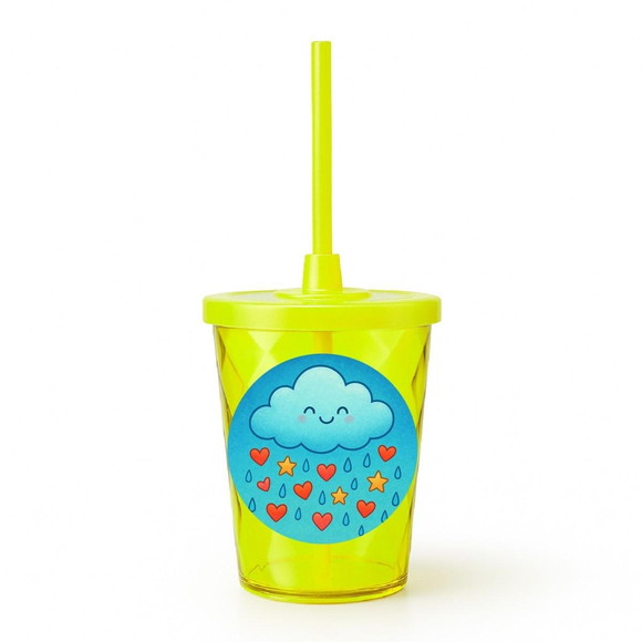 Copo Twister Personalizado 300ml Chuva de Bênçãos
