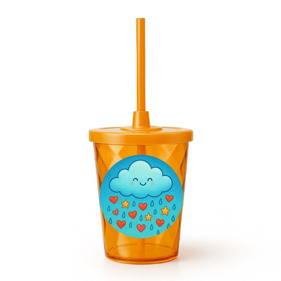 Copo Twister Personalizado 300ml Chuva de Bênçãos - Imagem 4