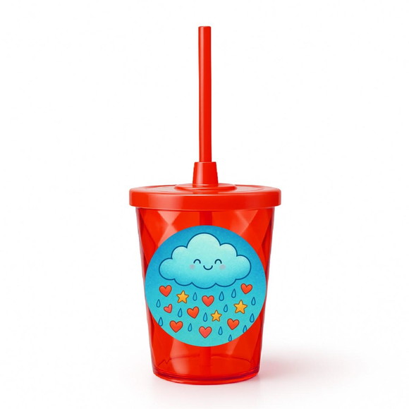 Copo Twister Personalizado 300ml Chuva de Bênçãos - Imagem 5