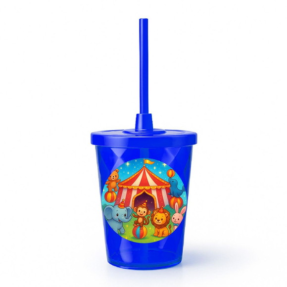 Copo Twister Personalizado 300ml Circo Encantado - Imagem 3