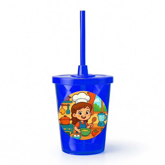 Copo Twister Personalizado 300ml Cozinha Kids - Imagem 3