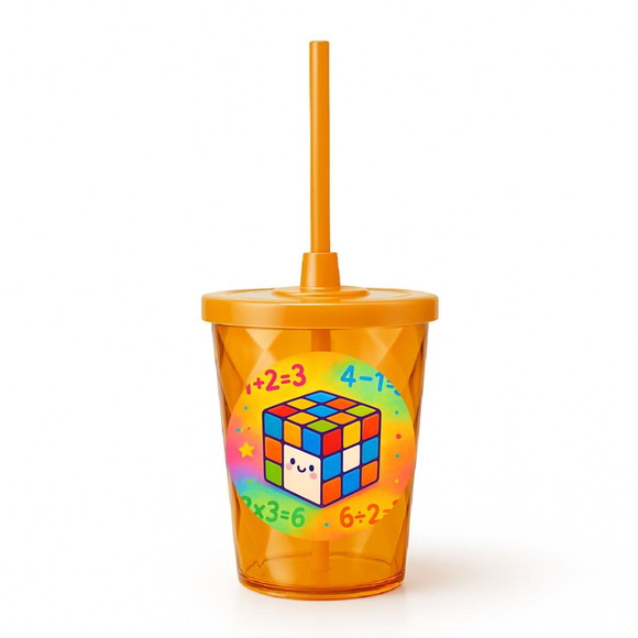 Copo Twister Personalizado 300ml Cubo Mágico - Imagem 4