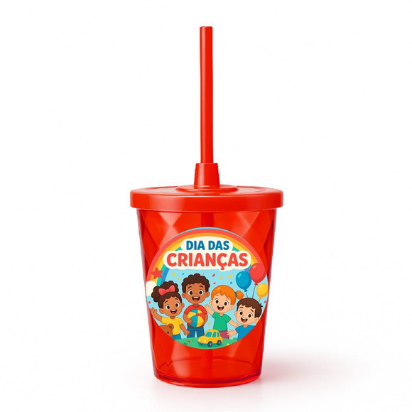 Copo Twister Personalizado 300ml Dia das Crianças - Imagem 5
