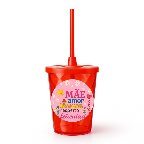 Copo Twister Personalizado 300ml Dia das Mães - Imagem 5