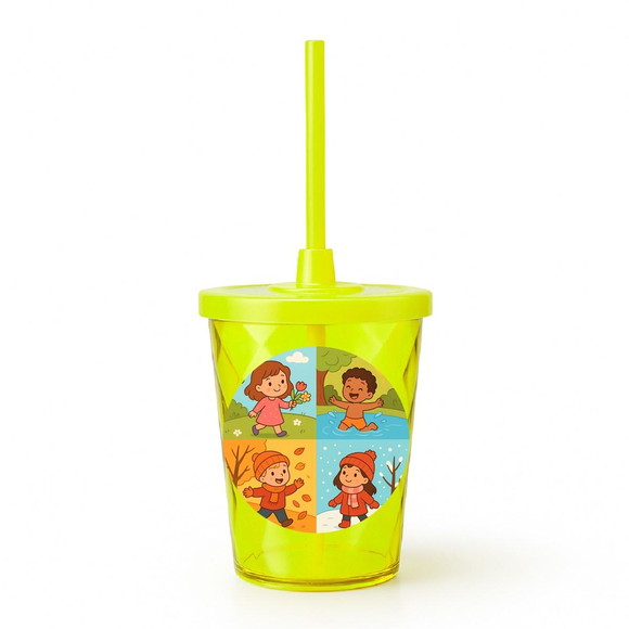 Copo Twister Personalizado 300ml Estações do Ano