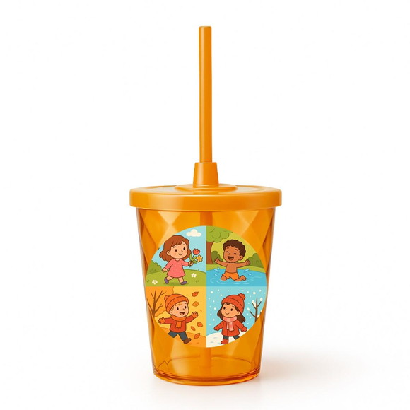 Copo Twister Personalizado 300ml Estações do Ano - Imagem 4