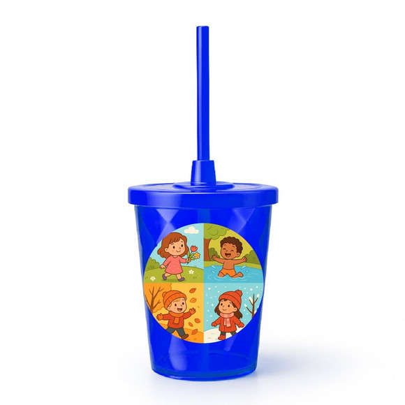 Copo Twister Personalizado 300ml Estações do Ano - Imagem 3