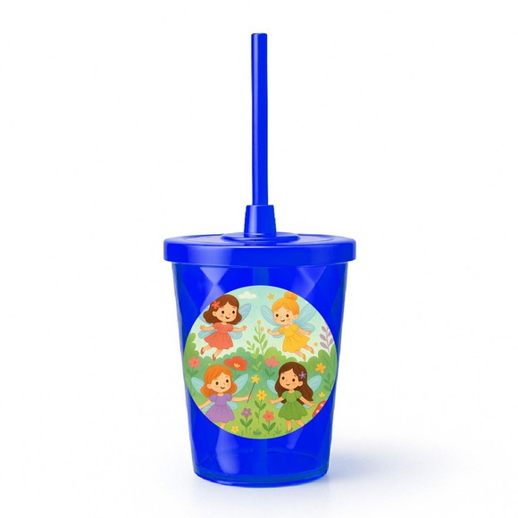 Copo Twister Personalizado 300ml Fadas - Imagem 3