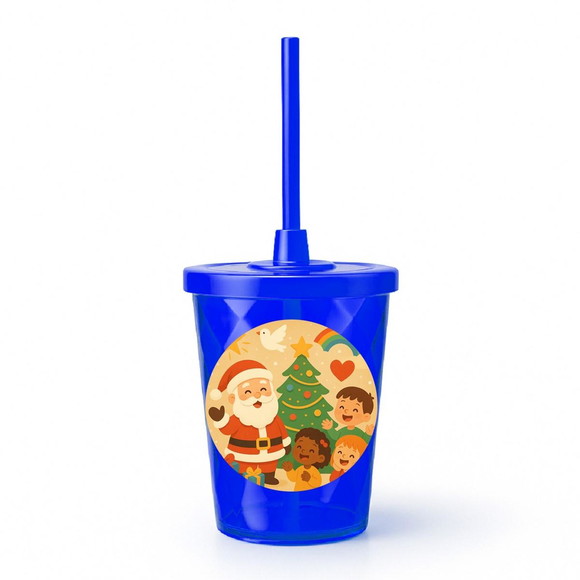 Copo Twister Personalizado 300ml Feliz Natal - Imagem 3