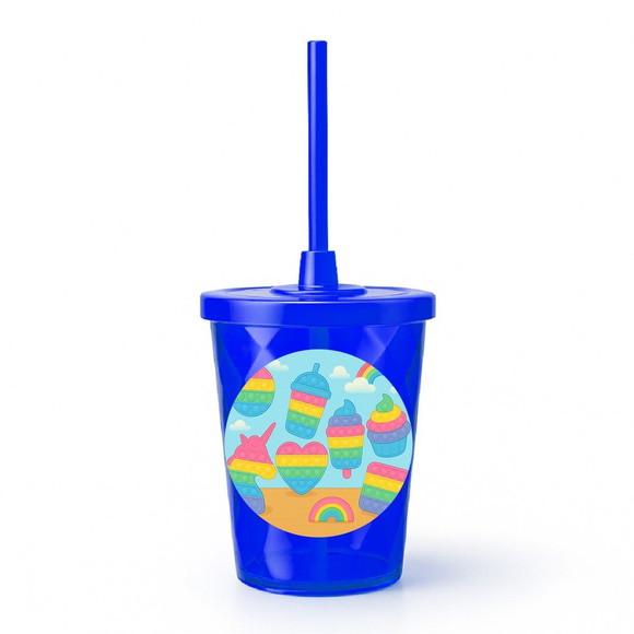 Copo Twister Personalizado 300ml Fidget Toys - Imagem 3