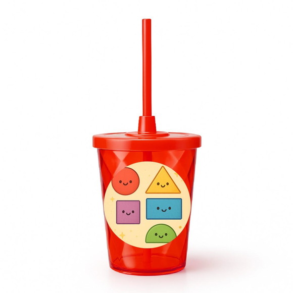 Copo Twister Personalizado 300ml Formas Geométricas - Imagem 5
