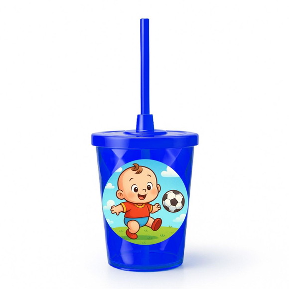 Copo Twister Personalizado 300ml Futebol Baby - Imagem 3