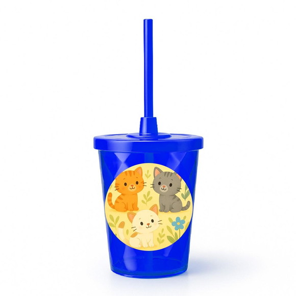 Copo Twister Personalizado 300ml Gatinhos - Imagem 3