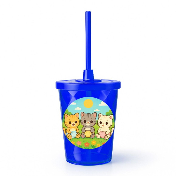 Copo Twister Personalizado 300ml Gatinhos Baby - Imagem 3