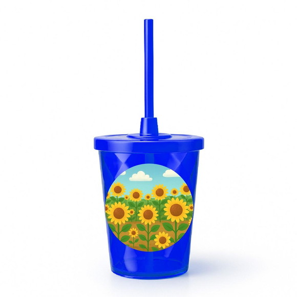 Copo Twister Personalizado 300ml Girassóis - Imagem 3