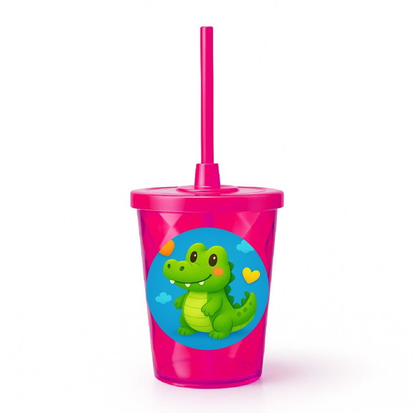Copo Twister Personalizado 300ml Jacaré Baby - Imagem 2