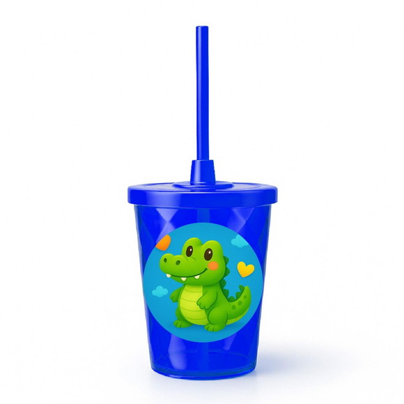 Copo Twister Personalizado 300ml Jacaré Baby - Imagem 3