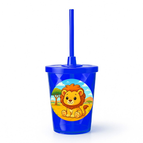 Copo Twister Personalizado 300ml Leão Baby - Imagem 3