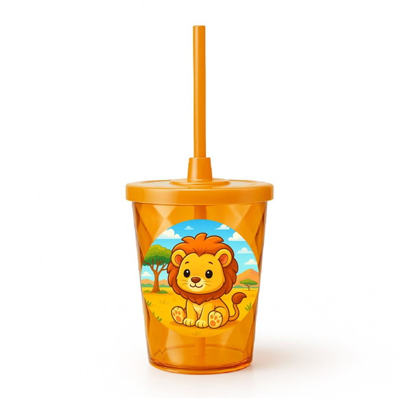 Copo Twister Personalizado 300ml Leão Baby - Imagem 4