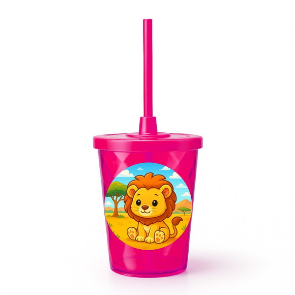 Copo Twister Personalizado 300ml Leão Baby - Imagem 2