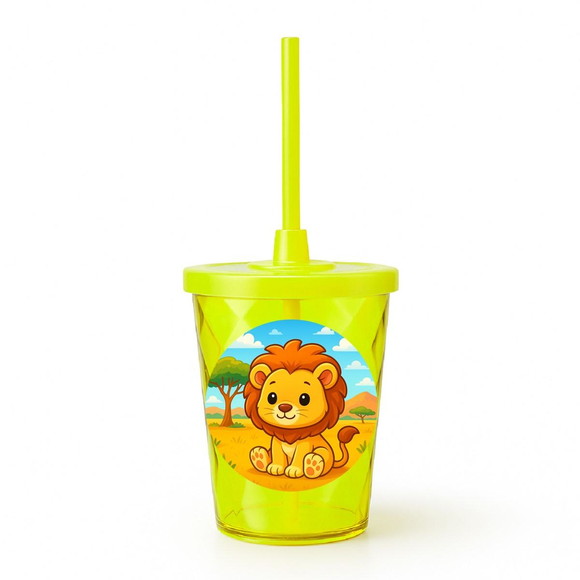 Copo Twister Personalizado 300ml Leão Baby