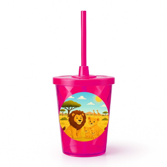 Copo Twister Personalizado 300ml Leões - Imagem 2
