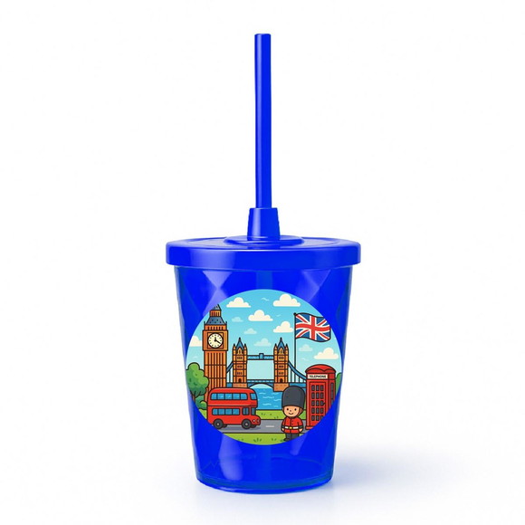 Copo Twister Personalizado 300ml Londres - Imagem 3