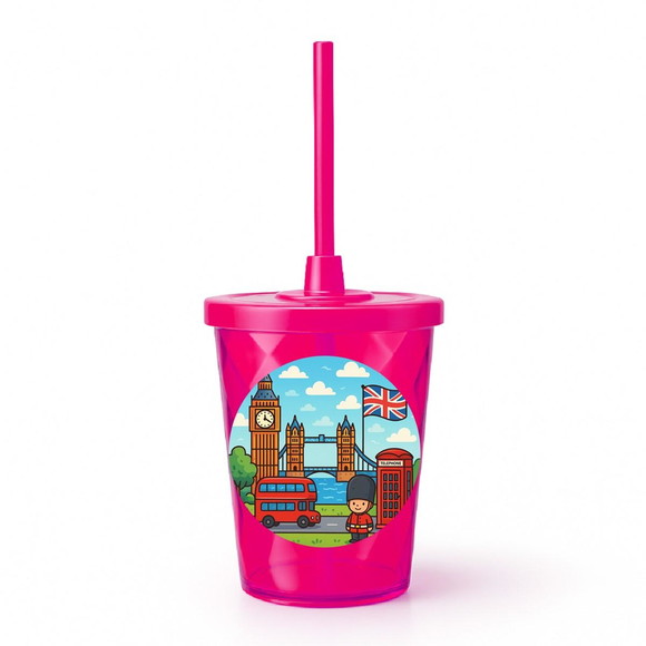 Copo Twister Personalizado 300ml Londres - Imagem 2