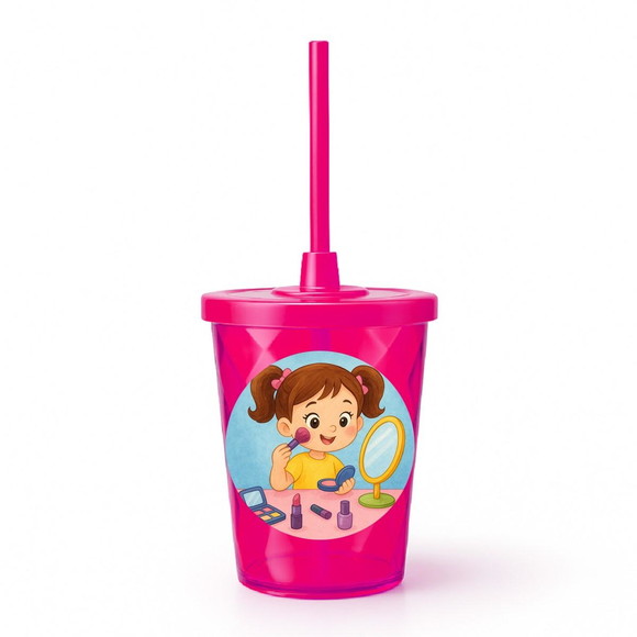 Copo Twister Personalizado 300ml Maquiagem - Imagem 2
