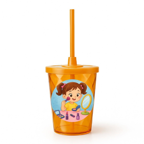 Copo Twister Personalizado 300ml Maquiagem - Imagem 4