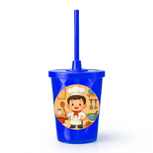 Copo Twister Personalizado 300ml Mini Chefe Menino - Imagem 3