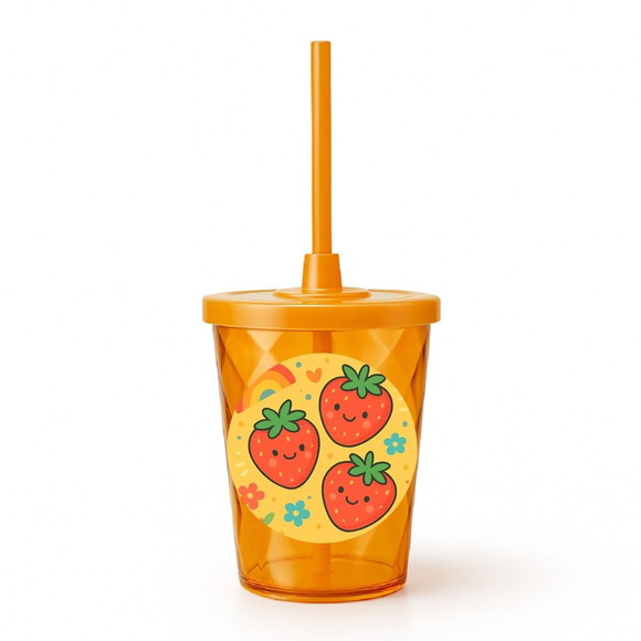 Copo Twister Personalizado 300ml Moaranguinhos Fofos - Imagem 4