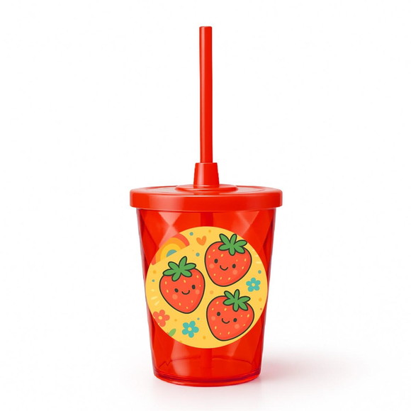 Copo Twister Personalizado 300ml Moaranguinhos Fofos - Imagem 5
