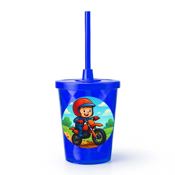 Copo Twister Personalizado 300ml Motocross - Imagem 3