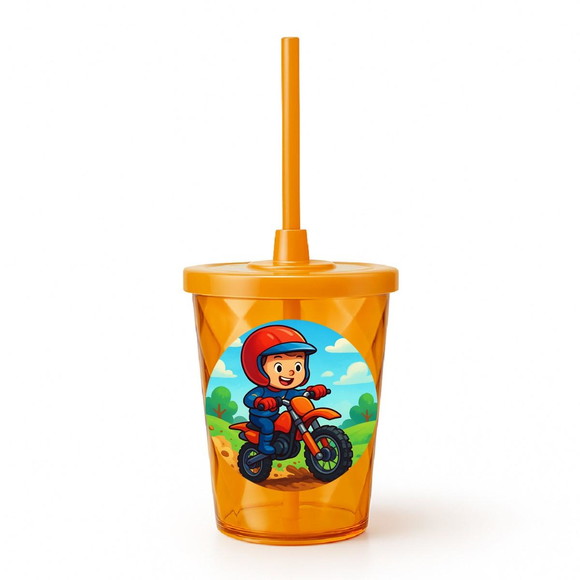 Copo Twister Personalizado 300ml Motocross - Imagem 4