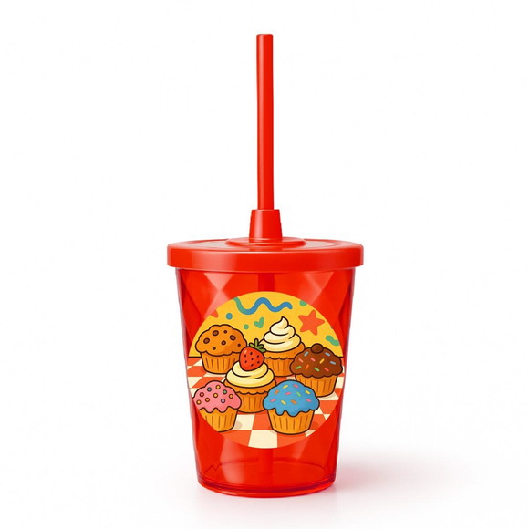 Copo Twister Personalizado 300ml Muffins - Imagem 5
