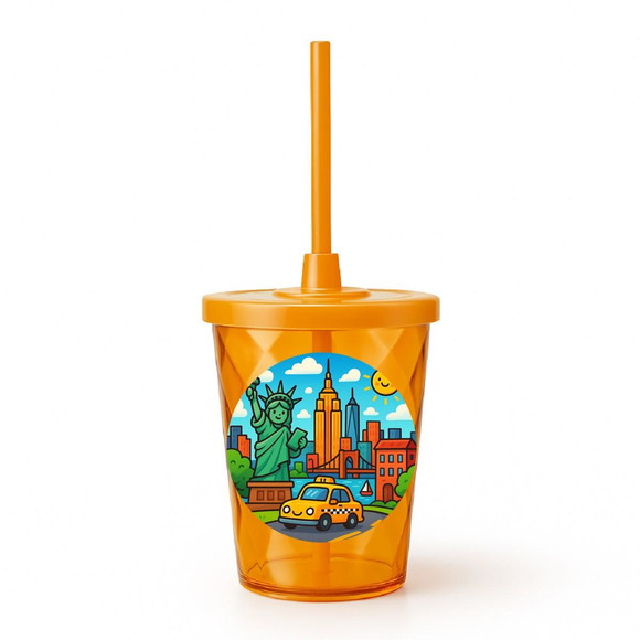 Copo Twister Personalizado 300ml Nova York - Imagem 4