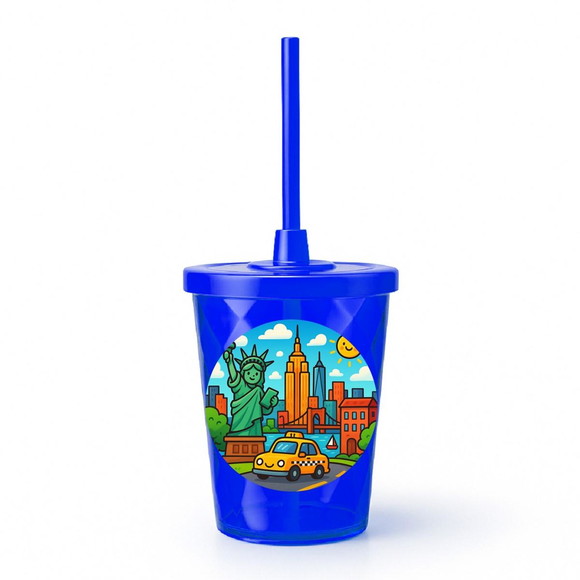 Copo Twister Personalizado 300ml Nova York - Imagem 3