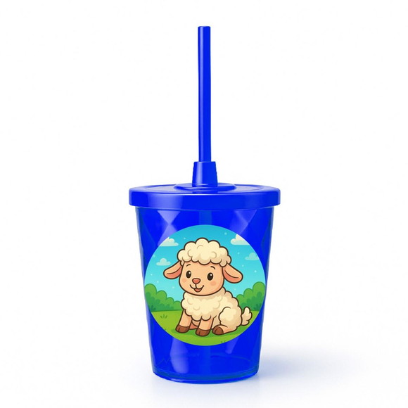 Copo Twister Personalizado 300ml Ovelhinha - Imagem 3