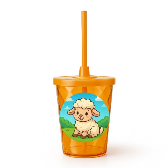 Copo Twister Personalizado 300ml Ovelhinha - Imagem 4