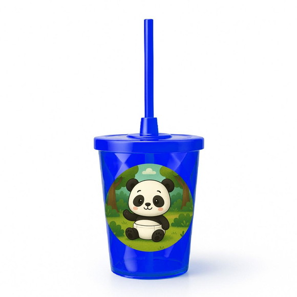 Copo Twister Personalizado 300ml Panda Baby - Imagem 3