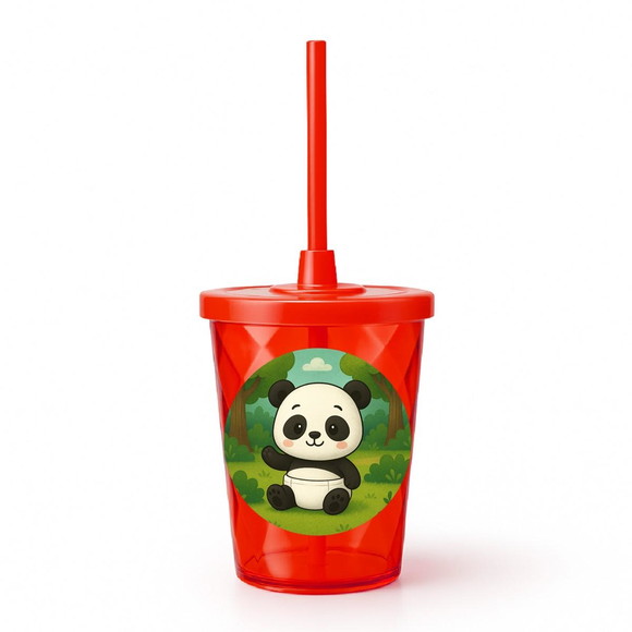 Copo Twister Personalizado 300ml Panda Baby - Imagem 5
