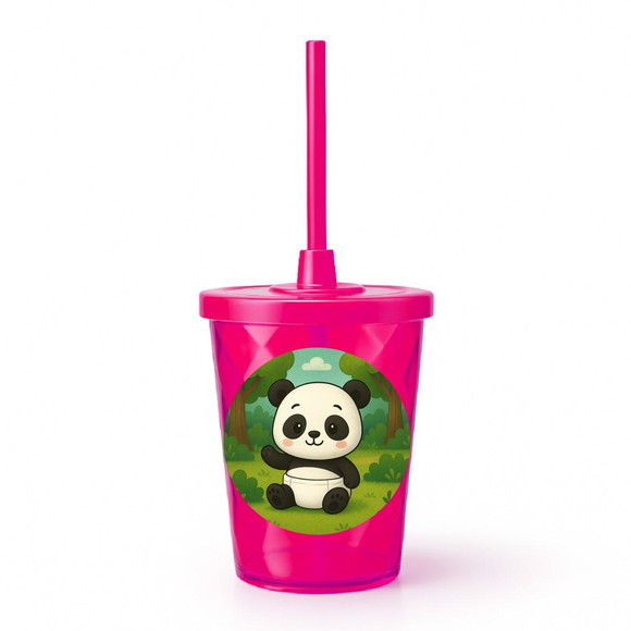 Copo Twister Personalizado 300ml Panda Baby - Imagem 2
